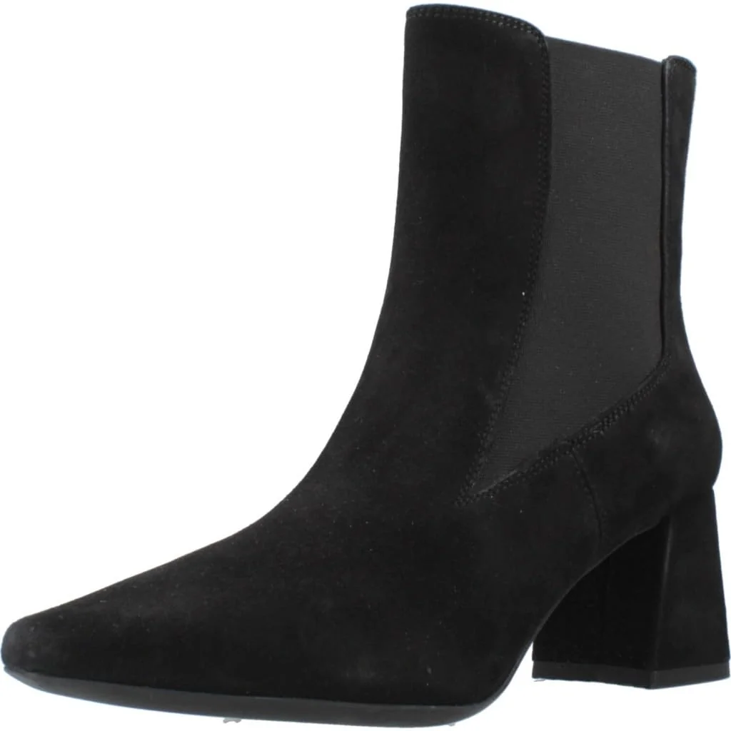 Geox Damskie buty D Giselda Ankle Boot, czarny, 39 EU