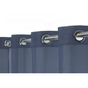 Firany - Firana Livia 140 x 260 cm 8 kółek niebieska - miniaturka - grafika 1