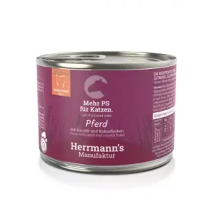 Herrmanns Manufaktur Selection Cat Pferd - konina 200 g - Mokra karma dla kotów - miniaturka - grafika 1