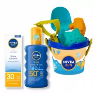 Kremy dla dzieci - Nivea Sun Spray dla dzieci krem do twarzy SPF30 - miniaturka - grafika 1