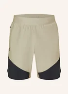 Spodenki damskie - Under Armour Szorty Treningowe Ua Peak beige - miniaturka - grafika 1