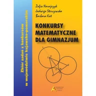 Podręczniki dla gimnazjum - Aksjomat Piotr Nodzyński Konkursy matematyczne dla gimnazjum 2017 Zofia Narojczyk, Jadwiga Sterczewska, Barbara Kot - miniaturka - grafika 1