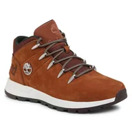 Botki męskie - Trzewiki Timberland Sprint Trekker TB0A25DCF131 Brązowy - miniaturka - grafika 1