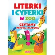 Książki edukacyjne - Literki i cyferki w zoo. Czytamy metodą sylabową - Agnieszka Nożyńska-Demianiuk - miniaturka - grafika 1