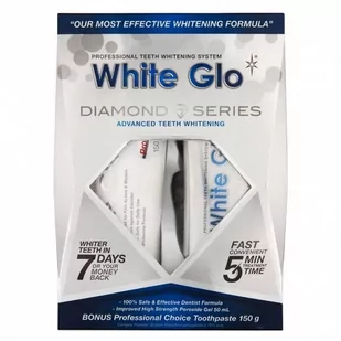 White Glo White Glo Diamond System wybielający z nakładką na zęby - Pasty do zębów - miniaturka - grafika 1