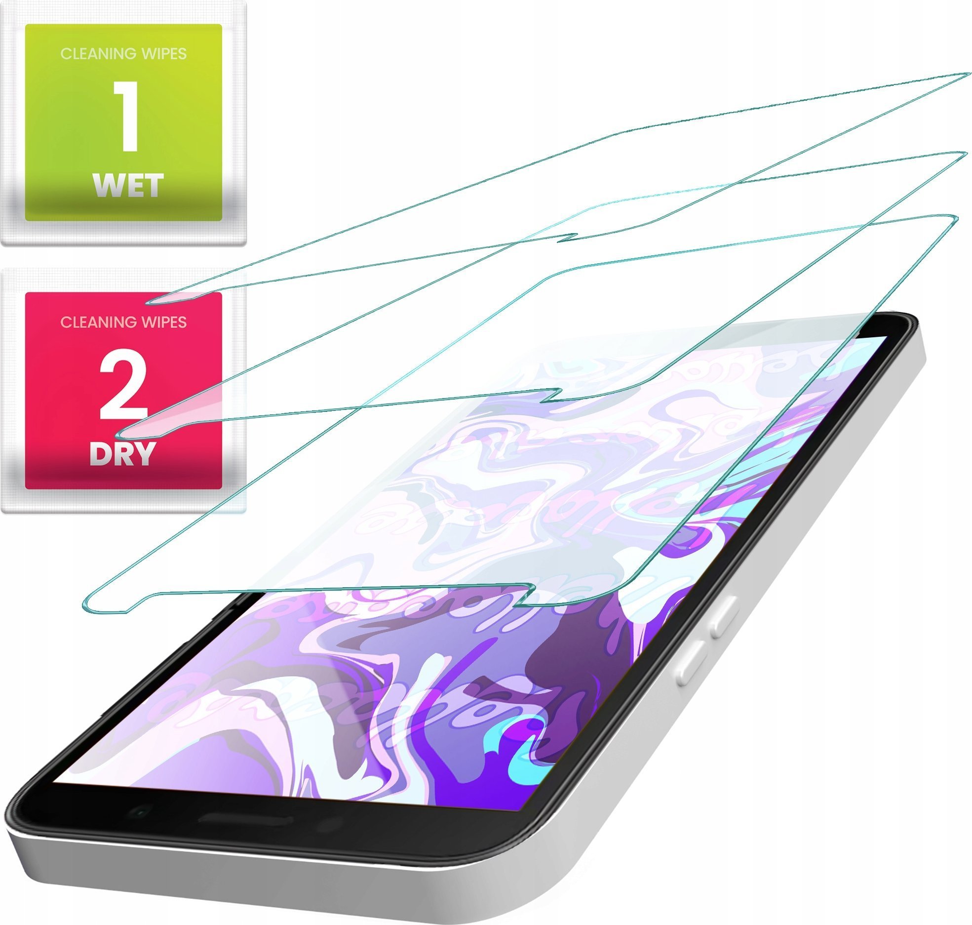 Hello Case 3-PAK Szkło Hartowane do Samsung A8 2018 / A5 2018 szybka 9H,płaskie 2.5D