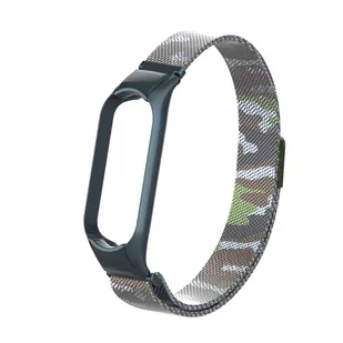 Moro Bransoleta Pasek Milanese Xiaomi Mi Band 5/6 - Akcesoria do pulsometrów i zegarków sportowych - miniaturka - grafika 1
