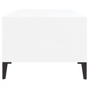 Lumarko Stolik kawowy, biały o wysokim połysku, 90x50x36,5 cm - Ławy i stoliki kawowe - miniaturka - grafika 8