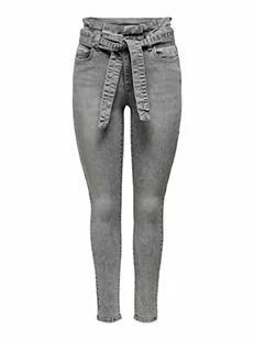ONLY dżinsy damskie, szary denim, XS - Spodnie damskie - miniaturka - grafika 1