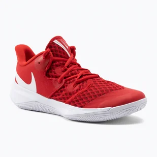 Buty do siatkówki Nike Zoom Hyperspeed Court red/white - Buty sportowe męskie - miniaturka - grafika 1