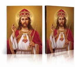 Ikona religijna Chrystus Król - Ikony i obrazy sakralne - miniaturka - grafika 1