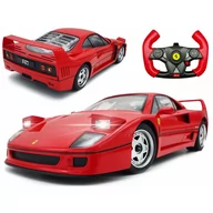 Zabawki zdalnie sterowane - Samochód Zdalnie Sterowany Rc Duże Auto Na Pilot Ferrari Chowane Światła - miniaturka - grafika 1
