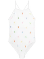 Stroje kąpielowe - Ralph Lauren Polo Strój kąpielowy Schiffli 313751718001 Biały - miniaturka - grafika 1