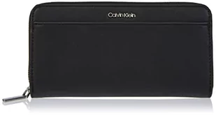 Calvin Klein Damski portfel Must LG Z/A W/Slip, Ck Black, OS, Ck czarny, One Size - Portfele - miniaturka - grafika 1