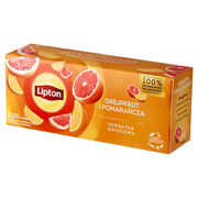 Herbata - Lipton - HERBATA POMARAŃCZA GREJFRUT 20X1,8G LIPTON - miniaturka - grafika 1