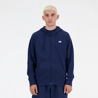 Bluzy męskie - Bluza męska New Balance MJ41501NNY  granatowa - miniaturka - grafika 1