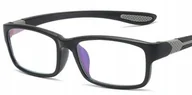 Okulary korekcyjne, oprawki, szkła - Okulary korekcyjne sportowe szare plusy +3.5 - miniaturka - grafika 1