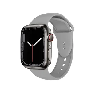 Apple Crong Pasek Crong Liquid Band do Watch 42/44 mm szary CRG-44LQB-CGR - Akcesoria do smartwatchy - miniaturka - grafika 3