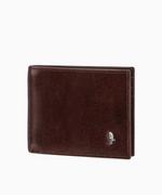 Portfele - PUCCINI Elegancki duży męski portfel skórzany w kolorze brązowym - miniaturka - grafika 1