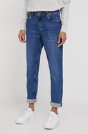 Spodnie damskie - Pepe Jeans jeansy Taper damskie high waist - miniaturka - grafika 1