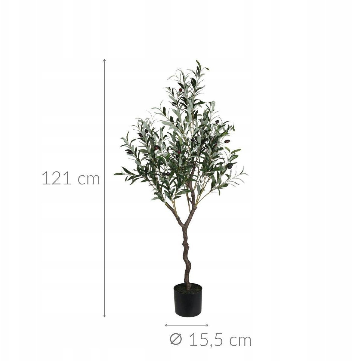Koopman Sztuczne drzewko oliwne, 121 cm