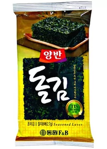 Dongwon Glony nori prażone z przyprawami 3,5g - Dongwon 621-uniw - Zdrowa żywność - miniaturka - grafika 1