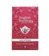 Herbata - Ekologiczna herbata rooibos z miodokrzewem, hibiskusem, granatem, Rooibos, Acai & Pomegranate, 20 x 1,5g, English Tea Shop - miniaturka - grafika 1