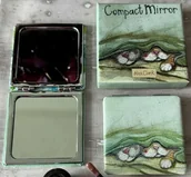 Lusterka do makijażu - Lusterko w pudełku Noski kotów - miniaturka - grafika 1