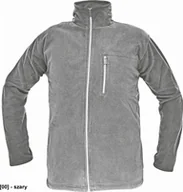 Bluzy męskie - CERVA KARELA polar unisex - szary XXL - miniaturka - grafika 1