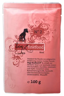 Dogz Finefood N.02 Wołowina Saszetka 100G - Mokra karma dla psów - miniaturka - grafika 4