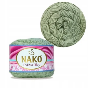 Włóczka Nako Estiva Silky kol. 12933 szałwiowy - Pasmanteria - miniaturka - grafika 1