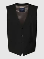 Kamizelki męskie - Kamizelka garniturowa z listwą guzikową - miniaturka - grafika 1