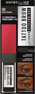 Maybelline New York Tattoo Brow 36H Styling Gel 262 Black Brown - Akcesoria i kosmetyki do stylizacji brwi - miniaturka - grafika 2