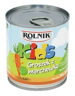 Pasztet i przetwory mięsne - Rolnik Kids Groszek z marchewką 212 ml - miniaturka - grafika 1