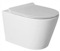 Miski WC - Miska WC wisząca rimless bezkołnierzowa z deską wolnoopadającą NEO deska - miniaturka - grafika 1