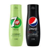 Saturatory - ZESTAW - Syrop SodaStream 7up Free 440 ml + Syrop SodaStream Pepsi MAX 440 ml - miniaturka - grafika 1