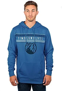Unk NBA Męska bluza z kapturem Midtown męska NBA polarowa bluza z kapturem niebieski (Midnight Blue) S - Bluzy męskie - miniaturka - grafika 1