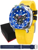 Zegarki męskie - Zegarek Vostok Europe VK67-650A720SY Systema Periodicum Hydrogen - miniaturka - grafika 1