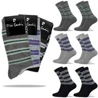 Skarpetki męskie - PIERRE CARDIN Skarpety Garniturowe 6 szt. 39/42 - miniaturka - grafika 1