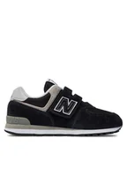 Buty dla chłopców - New Balance Sneakersy PV574EVB Czarny - miniaturka - grafika 1