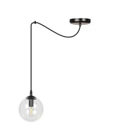 Lampy sufitowe - Emibig GIGI 1 BL TRANSPARENT 936/1 lampa wisząca 1x40W/E14 IP20 936/1 - miniaturka - grafika 1
