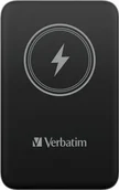 Powerbanki - Verbatim Charge 'n' Go 10000mAh Wireless Magnetic czarny - miniaturka - grafika 1