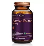Suplementy naturalne - Doctor Life Doctor Life Active Folate aktywny kwas foliowy 800mcg suplement diety 90 kapsułek - miniaturka - grafika 1