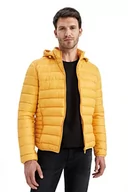 Kurtki męskie - DeFacto N4661AZ kurtka męska, khaki, XXL, żółty, XXL - miniaturka - grafika 1