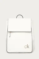 Plecaki - Calvin Klein Plecak damski kolor biały - miniaturka - grafika 1