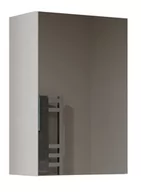Szafki łazienkowe - Szafka wisząca do łazienki, lustro, Pola, 40x22x60 cm, biały, mat - miniaturka - grafika 1