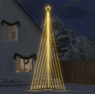 vidaXL Oświetlenie choinkowe 789 LED ciepły biały 476 cm - Oświetlenie świąteczne - miniaturka - grafika 1