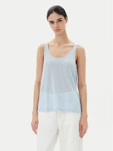 ONLY Top Frida 15194667 Błękitny Regular Fit - Koszulki i topy damskie - miniaturka - grafika 1