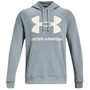 Męska bluza Under Armour Rival Fleece Big Logo HD Rozmiar: XL / Kolor: niebieski/biały - Bluzy sportowe męskie - miniaturka - grafika 1