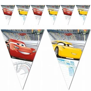 Procos Baner flagi "Cars 3", szaro-czerwony, 2,3 m - Urodziny dziecka - miniaturka - grafika 3